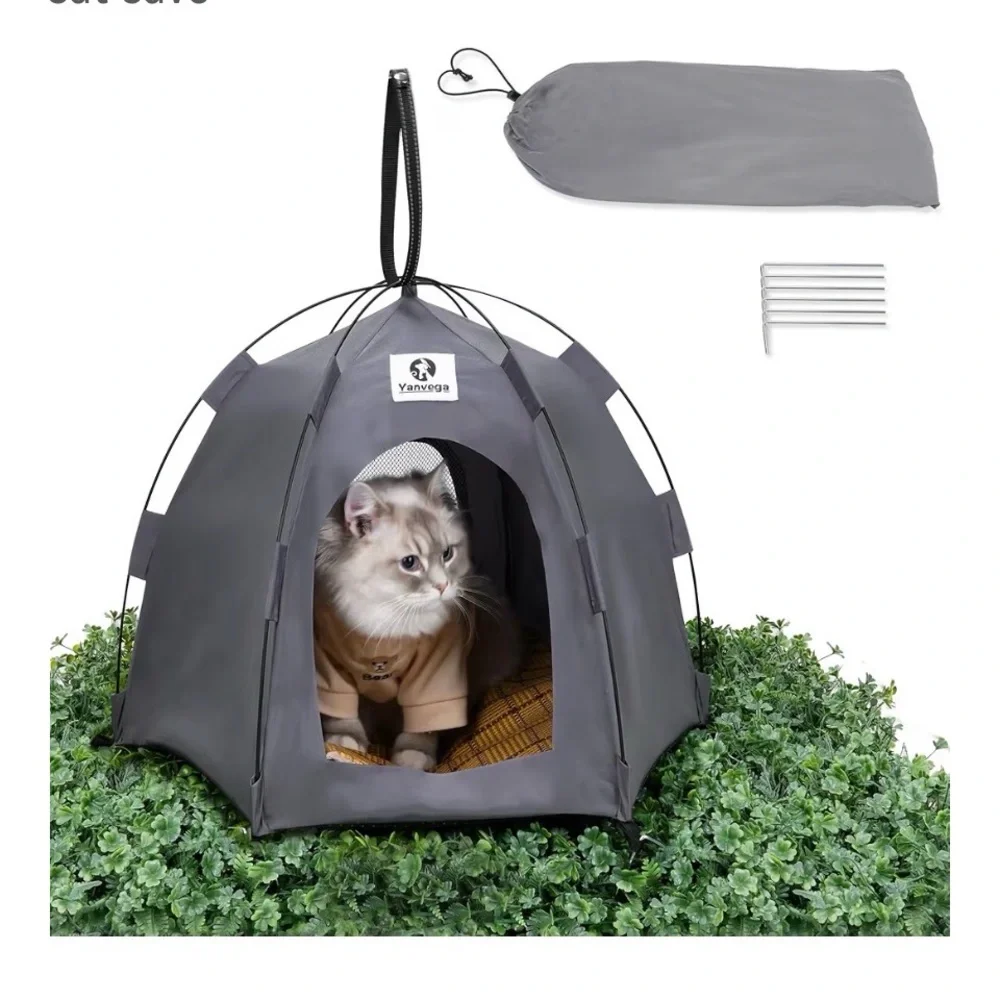 Gray Pet Tent